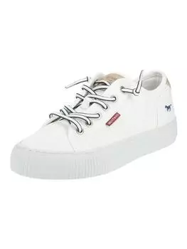 Кроссовки на шнуровке Mustang, белый