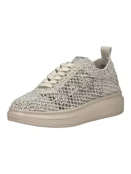 Кроссовки на шнуровке Mustang, бежевый