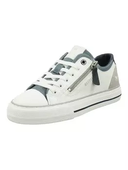 Кроссовки на шнуровке Mustang, цвет wei/blau