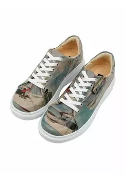 Кроссовки на шнуровке MYRA ARIZONA DREAM Dogo, пестрый синий