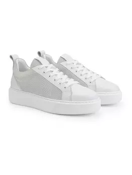 Кроссовки на шнуровке mysa, цвет wei/hellgrau