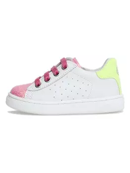 Кроссовки на шнуровке Naturino, цвет wei/bunt