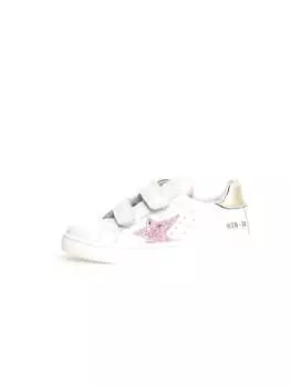 Кроссовки на шнуровке Naturino, цвет wei/rosa/gold