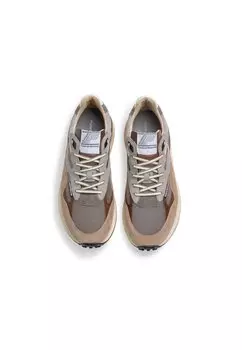 Кроссовки на шнуровке NOPPI Floris van Bommel, светло-коричневый