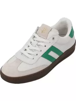 Кроссовки на шнуровке palado, цвет offwhite/lamb green