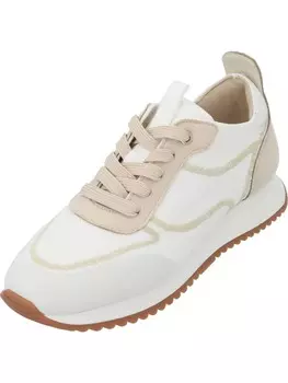 Кроссовки на шнуровке palado, цвет white/gold