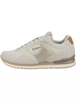 Кроссовки на шнуровке Pepe Jeans, белый