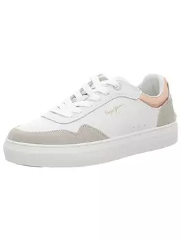 Кроссовки на шнуровке Pepe Jeans, белый