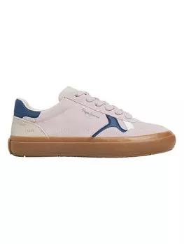 Кроссовки на шнуровке Pepe Jeans FOOTWEAR Leder-Sneakers Travis Retro, розовый