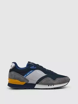 Кроссовки на шнуровке Pepe Jeans FOOTWEAR Sneakers, цвет Dunkelblau/Grau