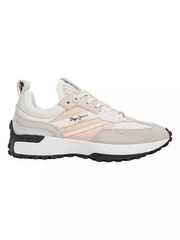 Кроссовки на шнуровке Pepe Jeans FOOTWEAR Sneakers Lucky Top, бежевый