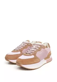 Кроссовки на шнуровке Pepe Jeans, коричневый