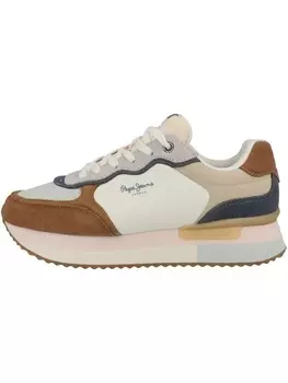 Кроссовки на шнуровке Pepe Jeans, коричневый