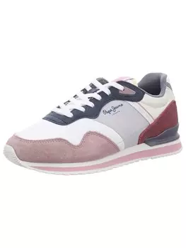 Кроссовки на шнуровке Pepe Jeans, розовый