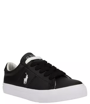 Кроссовки на шнуровке Polo Ralph Lauren для мальчиков Sayer (молодежная), черный
