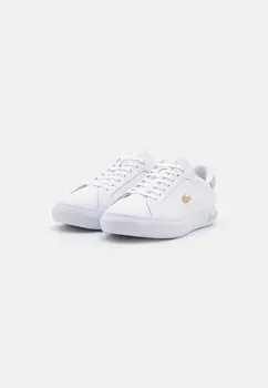 Кроссовки на шнуровке POWERCOURT 224 Lacoste, белый