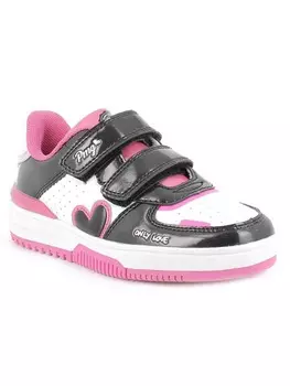 Кроссовки на шнуровке Primigi, белый/черный