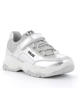 Кроссовки на шнуровке Primigi, серебряный