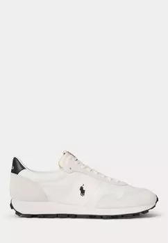 Кроссовки на шнуровке PRL TRAIL 100 SUEDE & OXFORD SNEAKER Ralph Lauren, белый