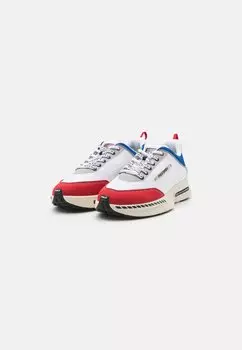 Кроссовки на шнуровке PS250 SUEDE PANELED SNEAKER Ralph Lauren, белый