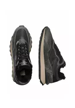 Кроссовки на шнуровке QWARK HYPE Voile Blanche, черный