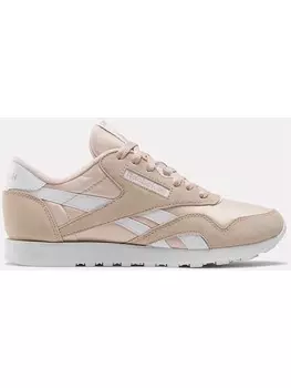 Кроссовки на шнуровке Reebok Leder-Sneakers Clasic Nylon, розовый