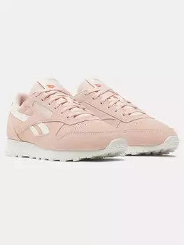Кроссовки на шнуровке Reebok Leder-Sneakers Classic, розовый