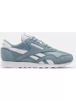 Кроссовки на шнуровке Reebok Leder-Sneakers Classuc Nylon, зеленый