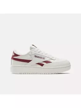 Кроссовки на шнуровке Reebok Leder-Sneakers Club C Double Revenge, цвет Grau/Rot