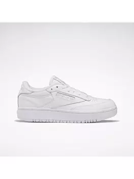 Кроссовки на шнуровке Reebok Leder-Sneakers Club C Double, белый