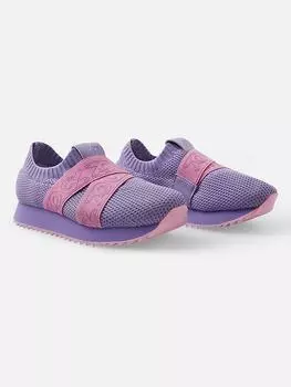 Кроссовки на шнуровке Reima, цвет lila/rosa