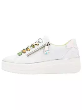 Кроссовки на шнуровке remonte, белый