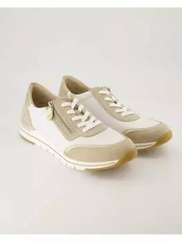 Кроссовки на шнуровке remonte, бежевый