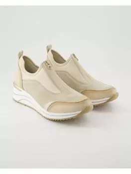 Кроссовки на шнуровке remonte, бежевый