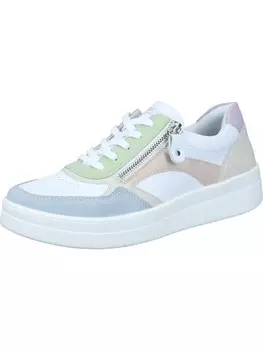 Кроссовки на шнуровке remonte, цвет bleu/weiss/crema/rose/mauve/lightmint/weiss