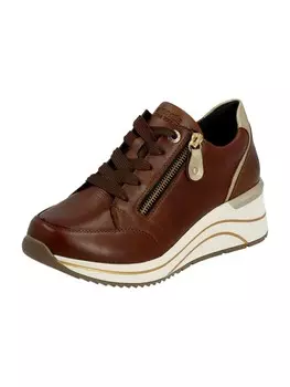 Кроссовки на шнуровке remonte Sportliche Schnrschuhe, коричневый