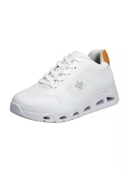 Кроссовки на шнуровке rieker, белый