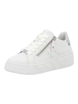 Кроссовки на шнуровке rieker, белый