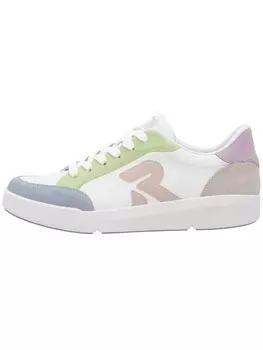 Кроссовки на шнуровке rieker, белый