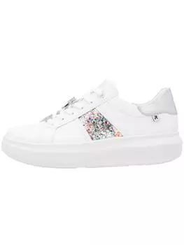 Кроссовки на шнуровке rieker, белый