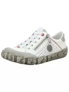 Кроссовки на шнуровке rieker, белый