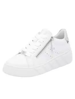 Кроссовки на шнуровке rieker, белый