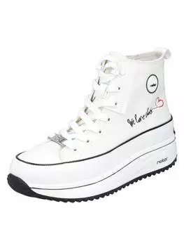 Кроссовки на шнуровке rieker, белый