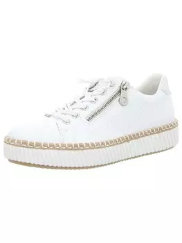 Кроссовки на шнуровке rieker, белый