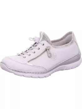 Кроссовки на шнуровке rieker, белый