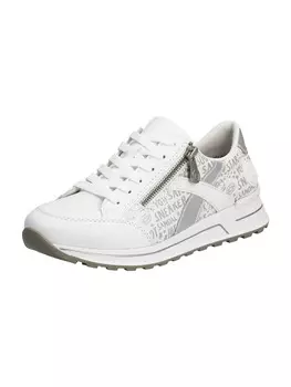 Кроссовки на шнуровке rieker, белый