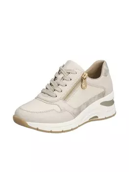 Кроссовки на шнуровке rieker, бежевый