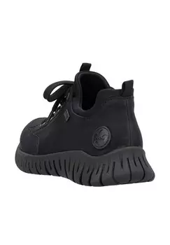 Кроссовки на шнуровке Rieker, черный