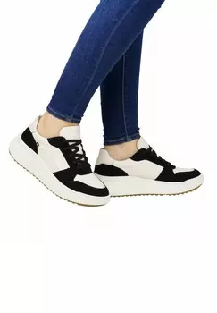 Кроссовки на шнуровке Rieker, черный