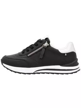 Кроссовки на шнуровке rieker, черный